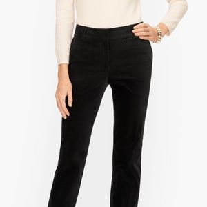 Black velvet Talbots pants